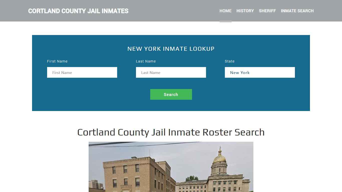 Cortland County Jail Inmate Roster Lookup, Cortland, NY