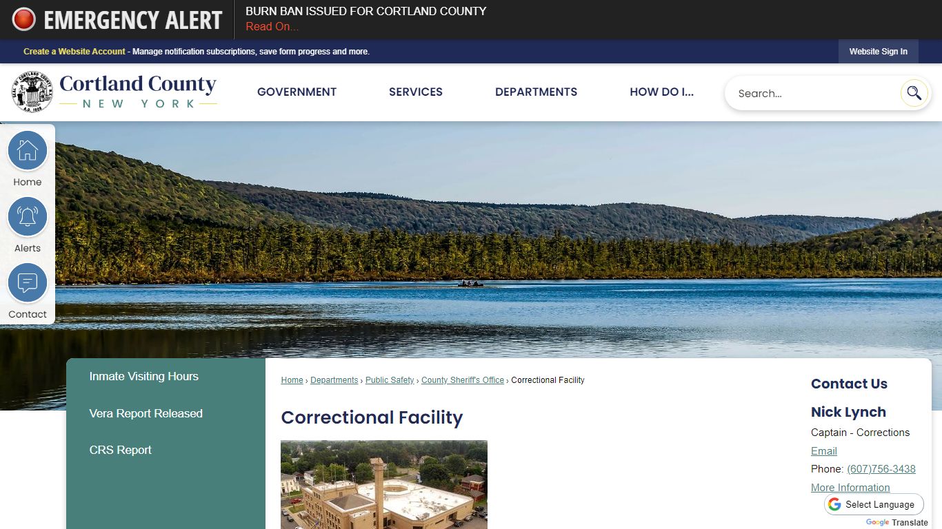 Correctional Facility | Cortland County, NY